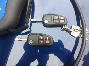 autosleutel met afstandsbediening voor  Jaguar X-type